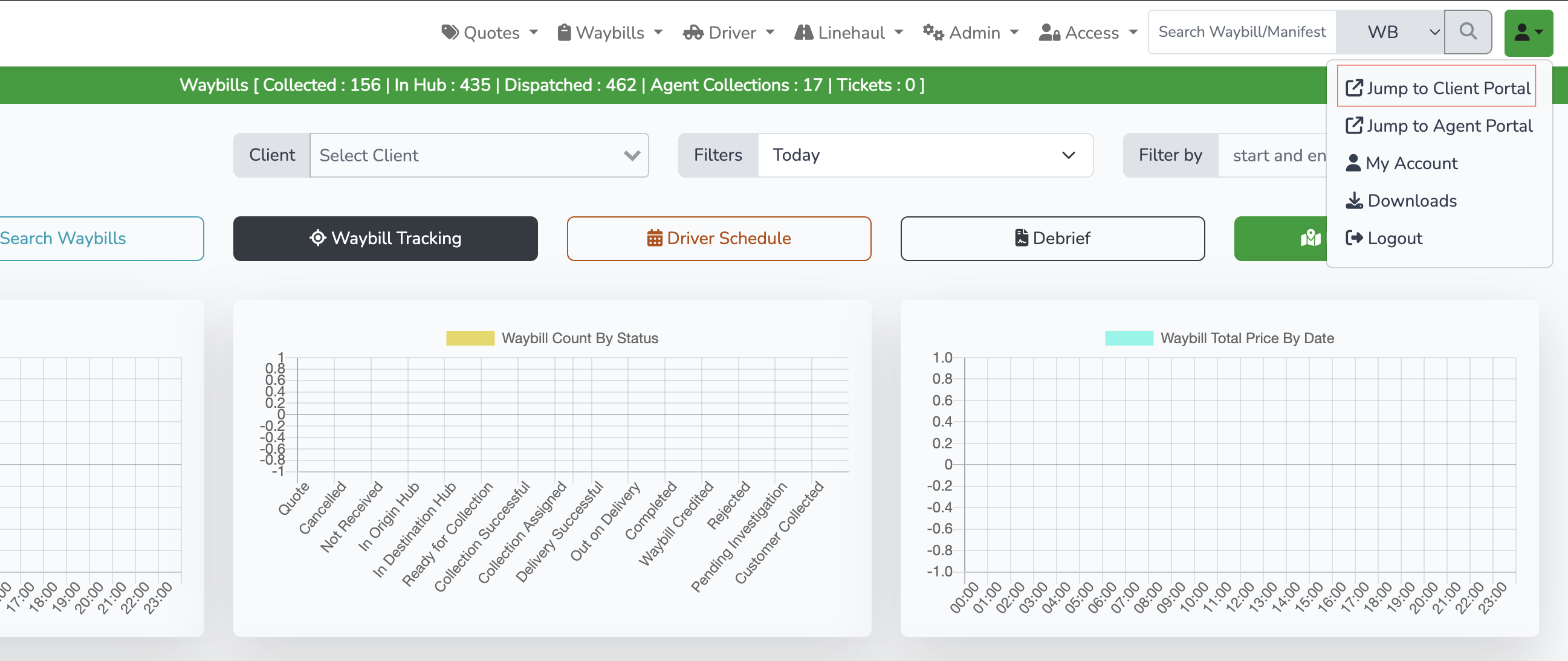 Jump to Client Portal